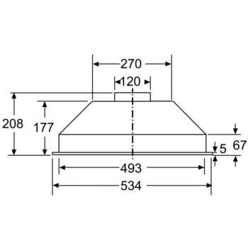 Витяжка BOSCH DLN53AA70