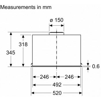 Витяжка BOSCH DLN56AC50 Витяжка BOSCH DLN56AC50