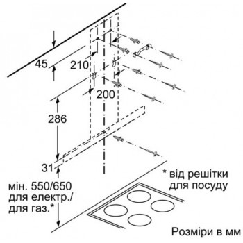 Витяжка BOSCH DWB96DM50
