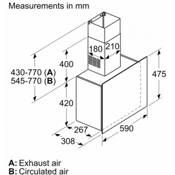 Витяжка BOSCH DWF65AJ20T