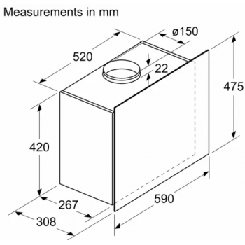 Витяжка BOSCH DWF65AJ20T