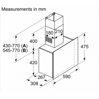 Витяжка BOSCH DWF65AJ60T