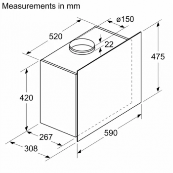 Витяжка BOSCH DWF65AJ60T