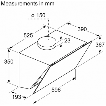 Витяжка BOSCH DWK67PJ60T