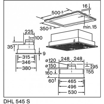 Витяжка BOSCH DHL555BL